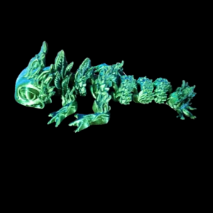 Articulated Baby Forest Dragon – 3D Printed Poseable Fantasy Figurine